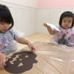 絵の具遊び(⋈◍＞◡＜◍)。✧♡